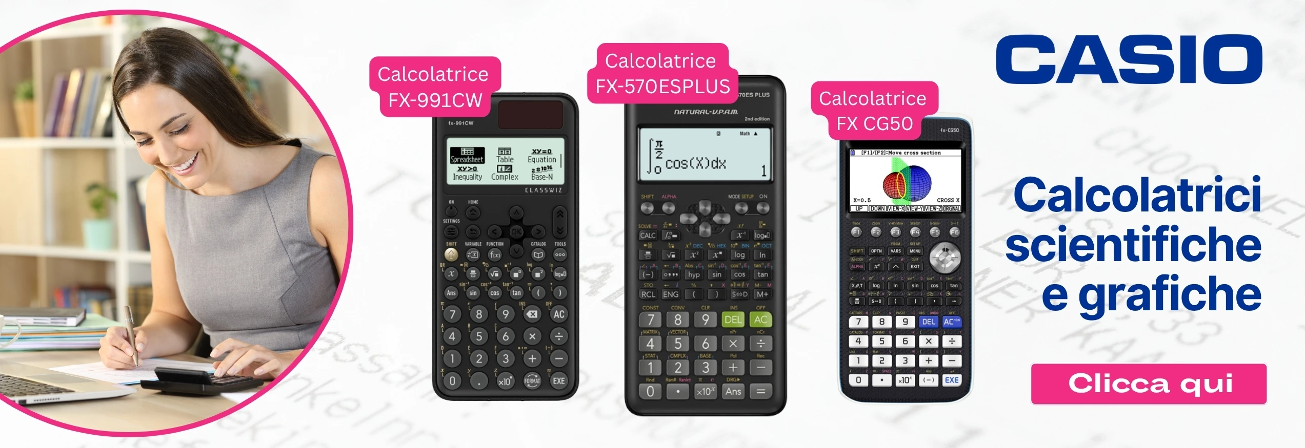 Casio calcolatrici scientifiche e grafiche